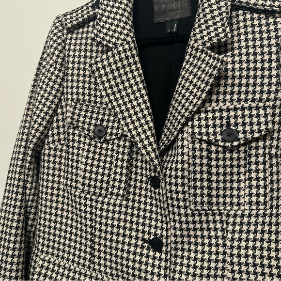 Paige Skyler Houndstooth Jacket Small - Picture 8 of 12